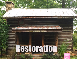 Historic Log Cabin Restoration  Edinburg, Virginia